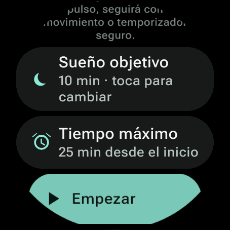 Settings screen on a Pixel Watch 4