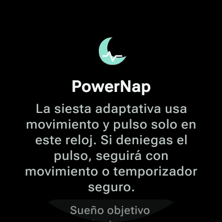 Start screen and permission prompts on the watch